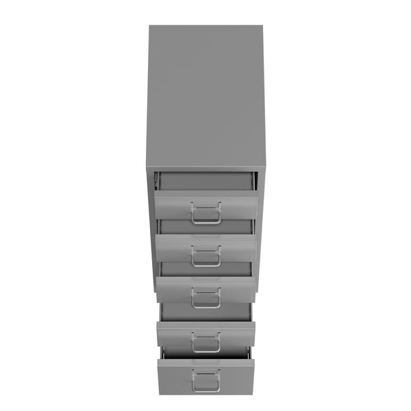 Korpus CUBIX 5 Schubladen grau