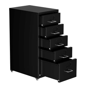 Korpus CUBIX 5 Schubladen schwarz