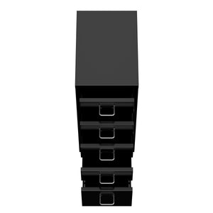 Korpus CUBIX 5 Schubladen schwarz