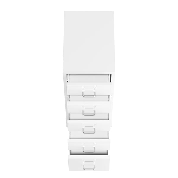 Korpus CUBIX 5 Schubladen weiss