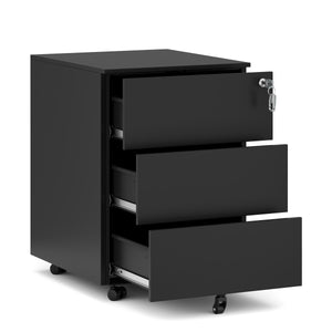 Korpus MULTI 3 Schubladen schwarz
