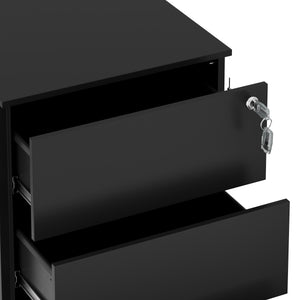Korpus MULTI 3 Schubladen schwarz