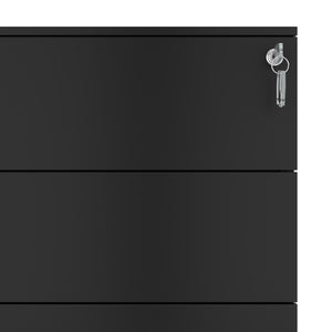 Korpus MULTI 3 Schubladen schwarz