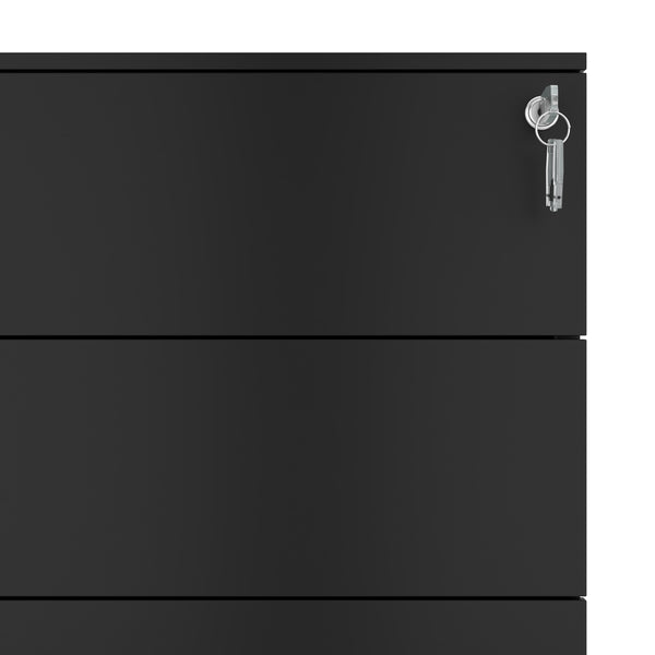 Korpus MULTI 3 Schubladen schwarz