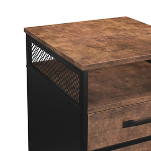 Korpus Vintage BONITA 42 x 70 x 44 cm 2 Schubladen