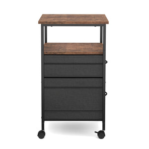 Korpus Vintage BONITA 40 x 68 x 40 cm 2 Stoffschubladen