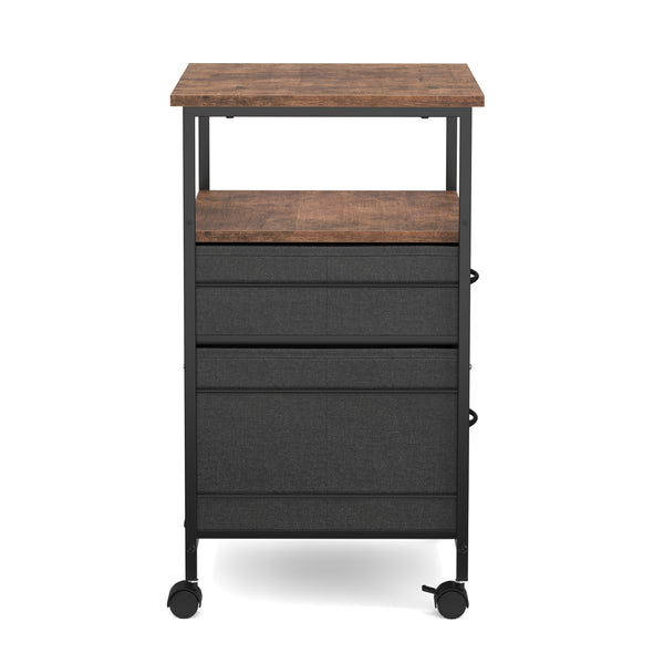 Korpus Vintage BONITA 40 x 68 x 40 cm 2 Stoffschubladen