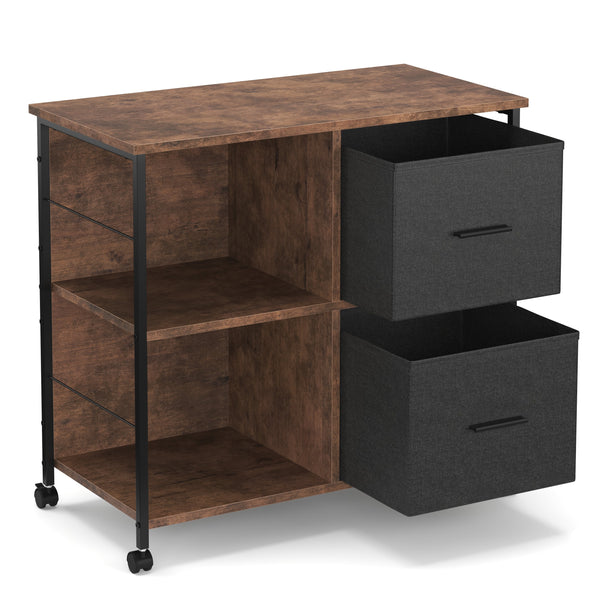 Korpus Vintage BONITA 74 x 69 x 38 cm 2 Stoffschubladen