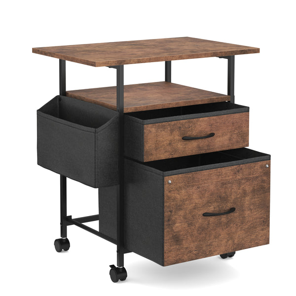 Korpus Vintage BONITA 58 x 65 x 38 cm 2 Stoffschubladen