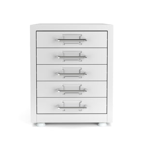 Korpus mit 5 Schubladen weiss