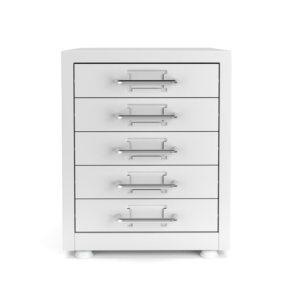 Korpus mit 5 Schubladen weiss
