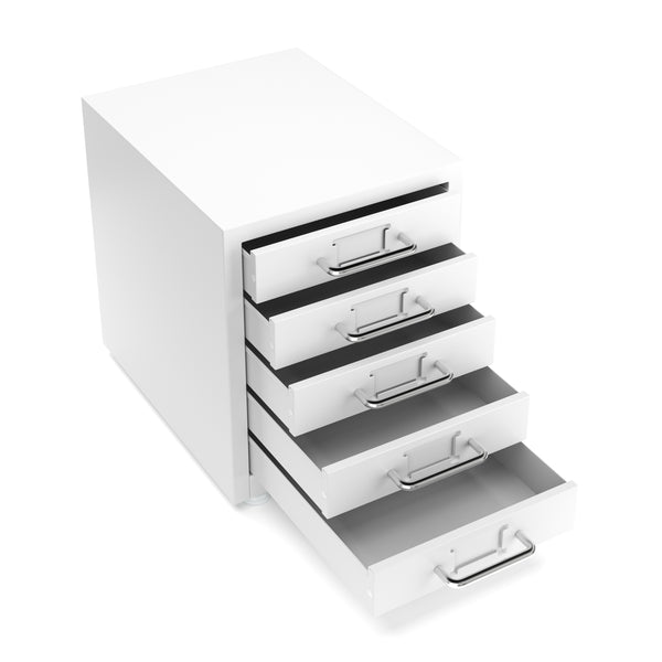 Korpus mit 5 Schubladen weiss