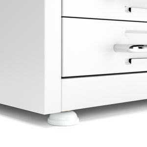 Korpus mit 5 Schubladen weiss