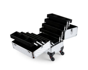 Kosmetikkoffer Trolley BEAUTY silber