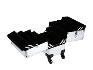 Kosmetikkoffer Trolley BEAUTY silber
