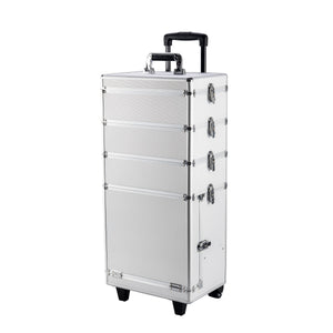 Kosmetikkoffer Beautycase silber