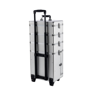 Kosmetikkoffer Beautycase silber