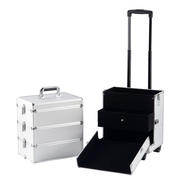 Kosmetikkoffer Beautycase silber