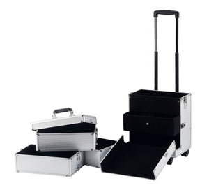 Kosmetikkoffer Beautycase silber