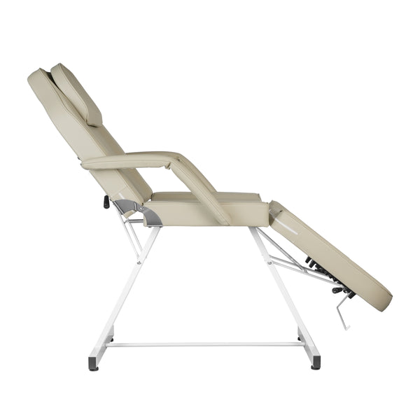 Kosmetikliege Leder beige