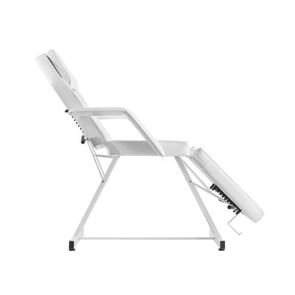 Kosmetikliege Leder weiss