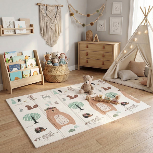 Krabbeldecke faltbar Tierwelt
