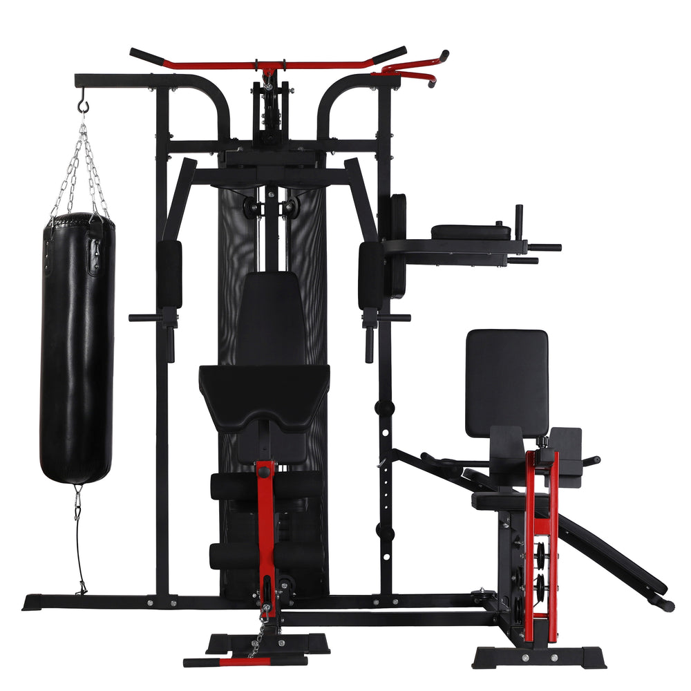 Multifunctional power station with TOUGH punching bag