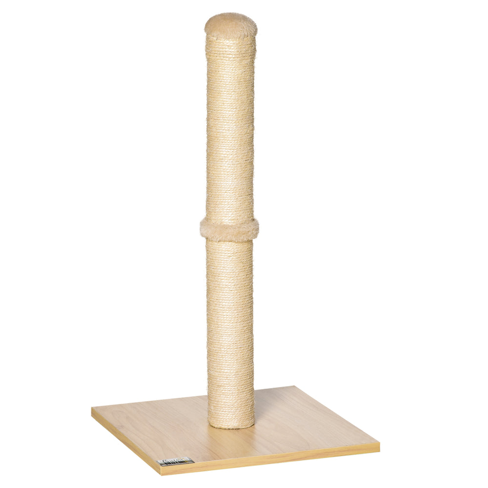 Griffoir pour chat, colonne à griffer en sisal, 34 x 34 x 60 cm