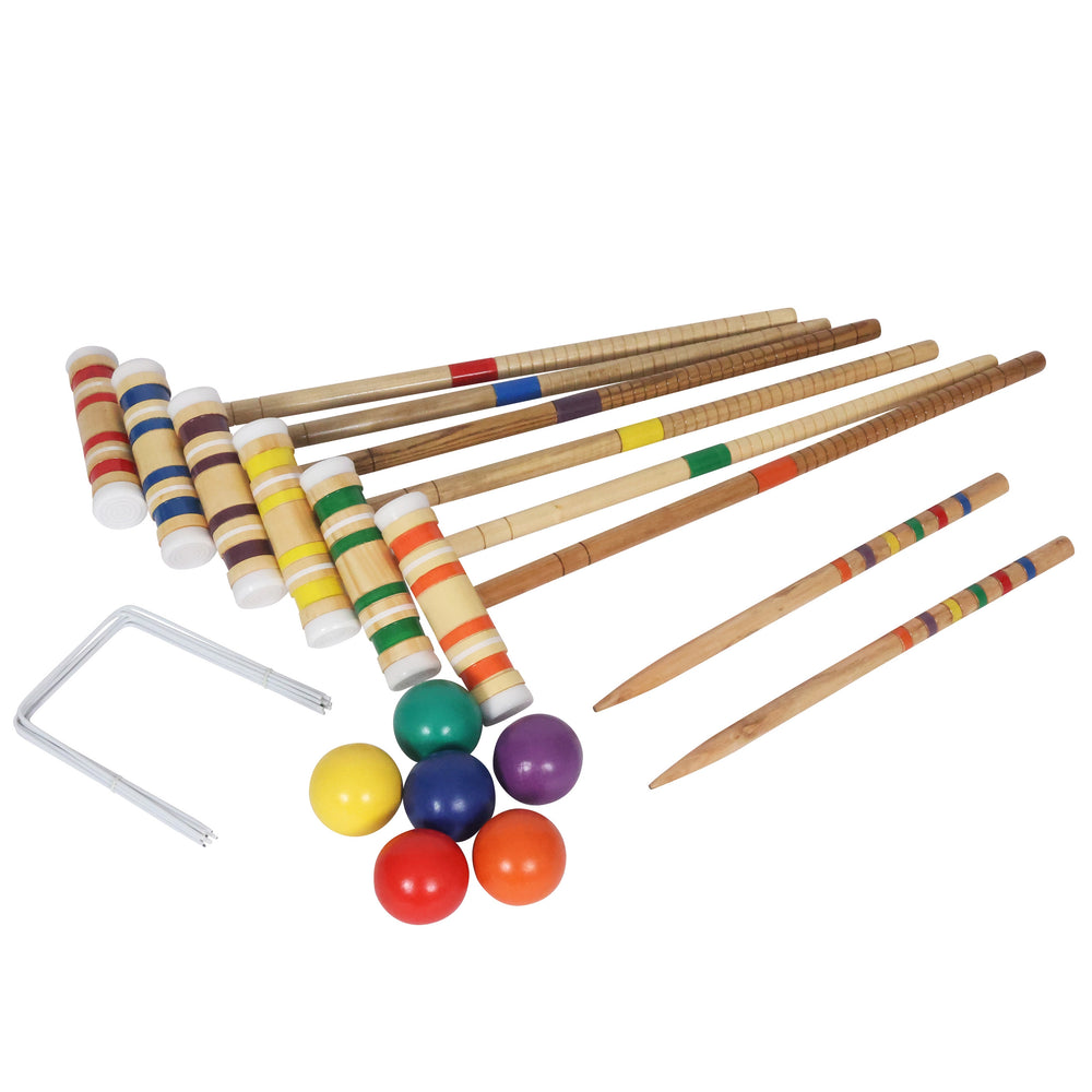 Set da gioco per croquet per 6 persone