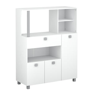Küchenbuffet Kommode 100 x 132 cm weiss