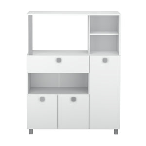 Küchenbuffet Kommode 100 x 132 cm weiss
