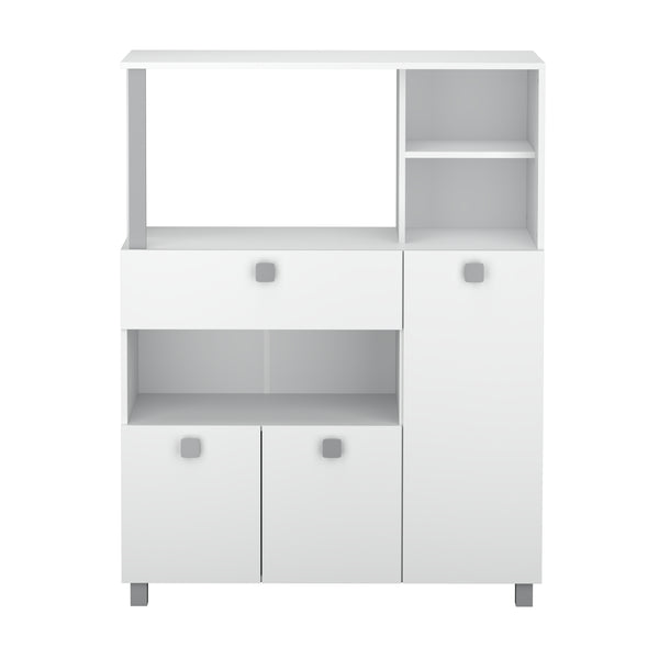 Küchenbuffet Kommode 100 x 132 cm weiss