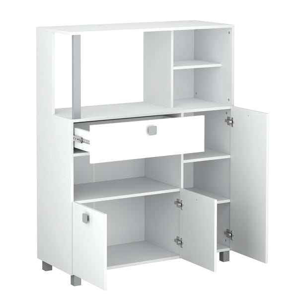 Küchenbuffet Kommode 100 x 132 cm weiss