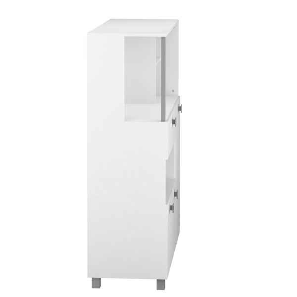 Küchenbuffet Kommode 100 x 132 cm weiss