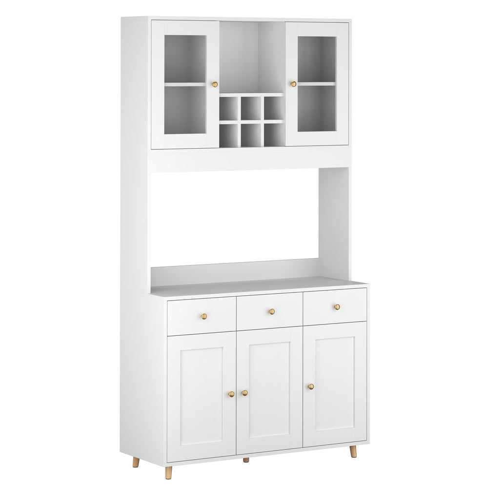 Küchenbuffet 100 x 181 cm weiss