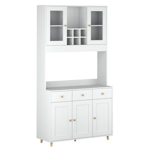 Küchenbuffet 100 x 181 cm weiss
