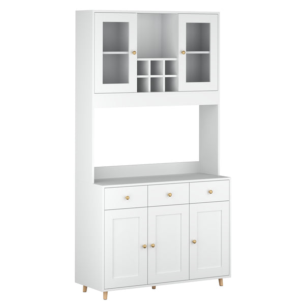 Küchenbuffet 100 x 181 cm weiss