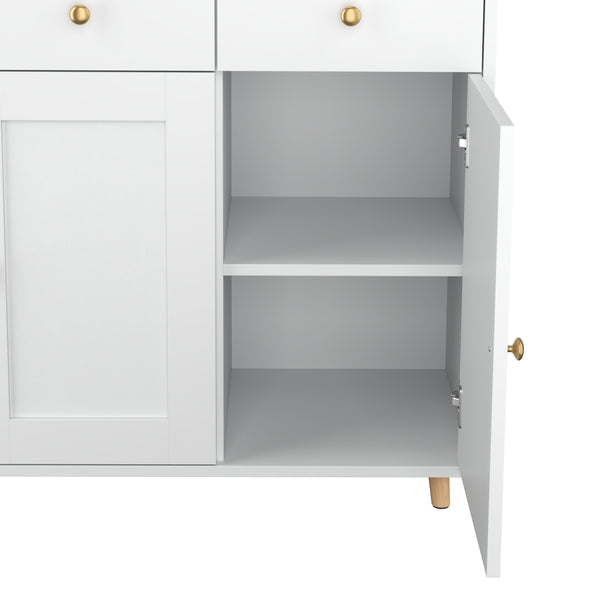 Küchenbuffet 100 x 181 cm weiss