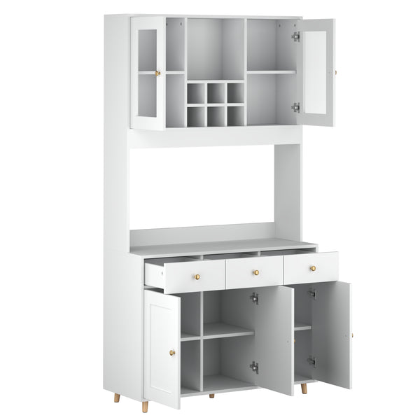 Küchenbuffet 100 x 181 cm weiss