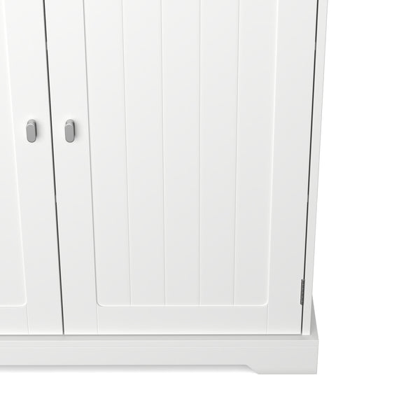 Küchenbuffet Hochschrank 76 x 182 cm weiss