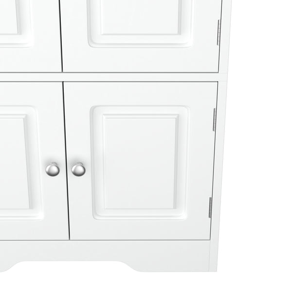 Küchenbuffet Kommode 58 x 123 cm weiss