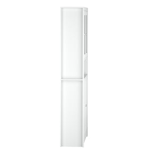 Küchenbuffet Hochschrank 84 x 190 cm weiss