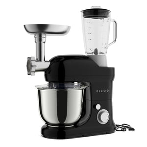 Küchenmaschine 3-in-1 mit Standmixer und Fleischwolf 1300W