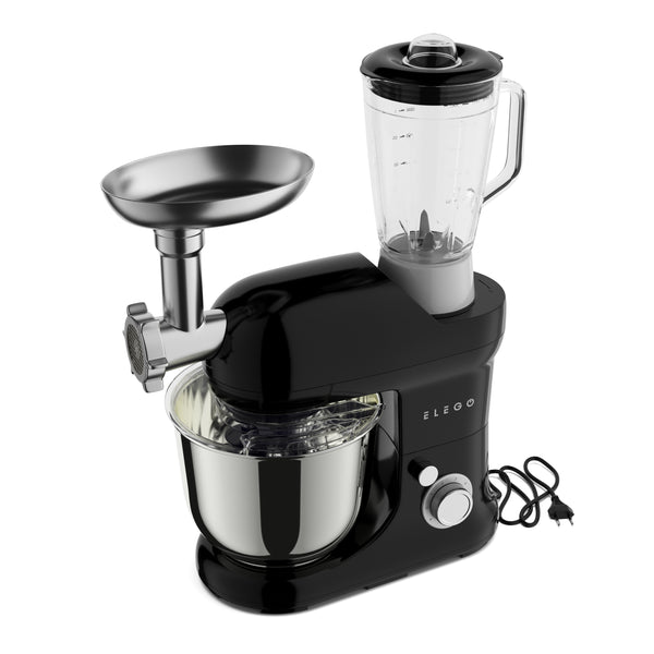 Küchenmaschine 3-in-1 mit Standmixer und Fleischwolf 1300W