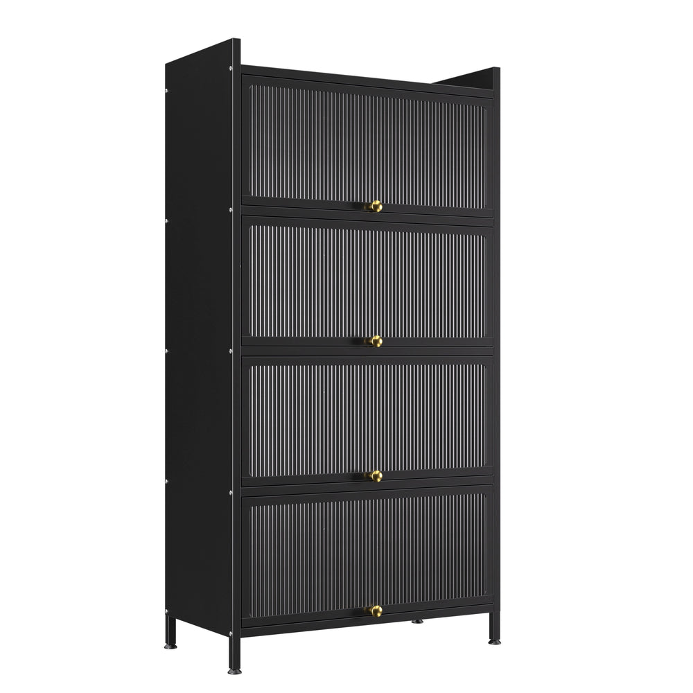 Küchenregal Metall 70 x 142 cm schwarz