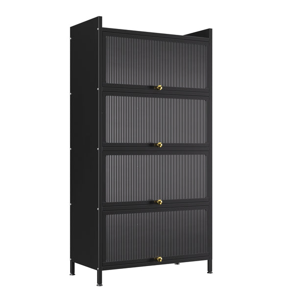 Küchenregal Metall 70 x 142 cm schwarz