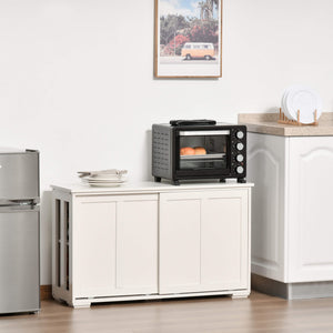 Küchenschrank Sideboard mit Schiebetüren Kommode