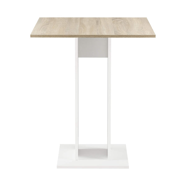 Esstisch Lindesnes 65x65x78 cm Eiche/Weiss