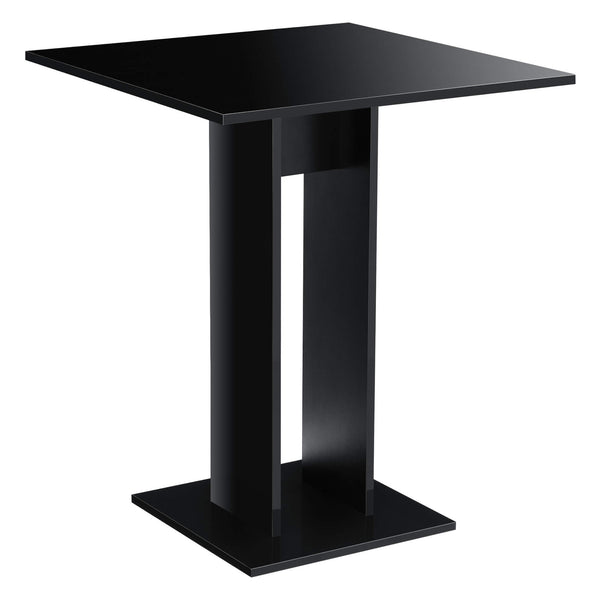 Esstisch Lindesnes 65x65x78 cm Schwarz Hochglanz