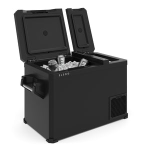 Electric 2-zone cooler box, 12V, 43L